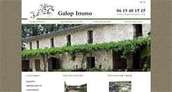 Desktop Screenshot of galopimmo.net